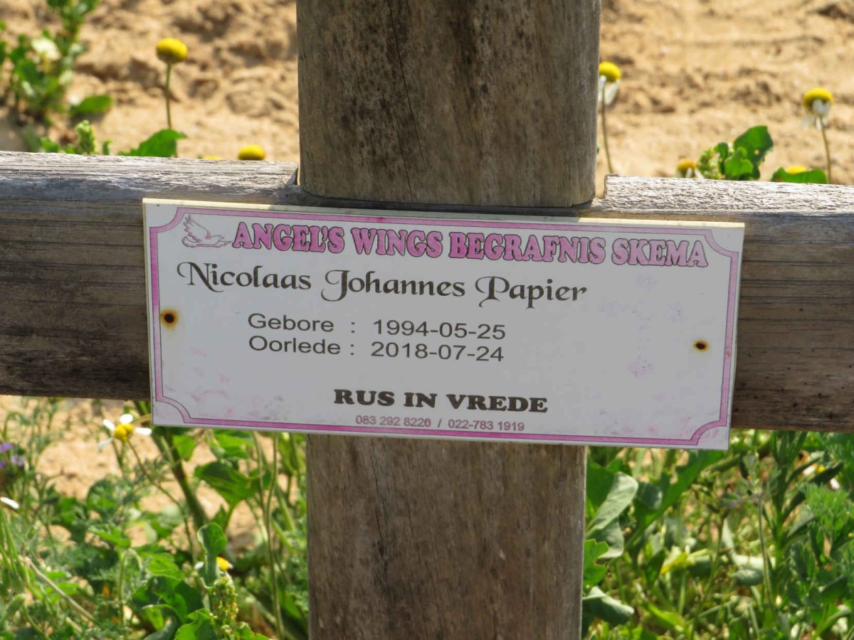 PAPIER Nicolaas Johannes 1994-2018