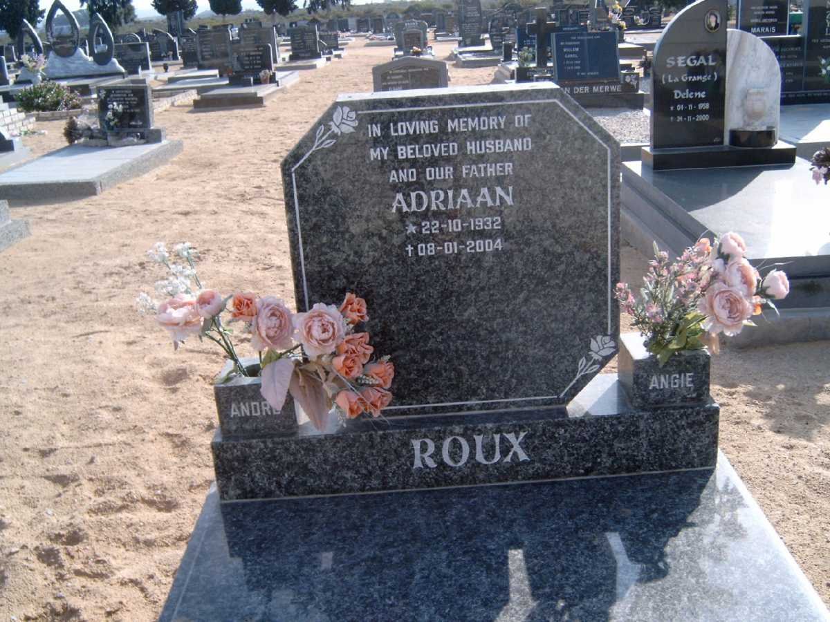 ROUX Adriaan 1932-2004