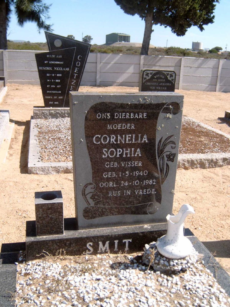 SMIT Cornelia Sophia nee VISSER 1940-1982