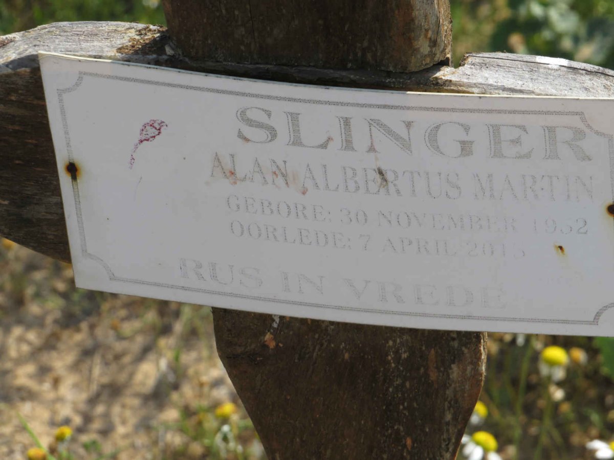 SLINGER Alan Albertus Martin 19?2-201?