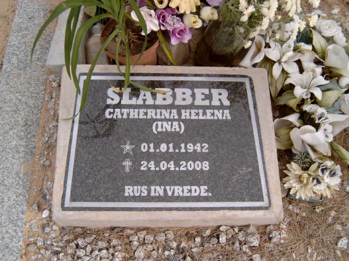 SLABBER Catherina Helena 1942-2008