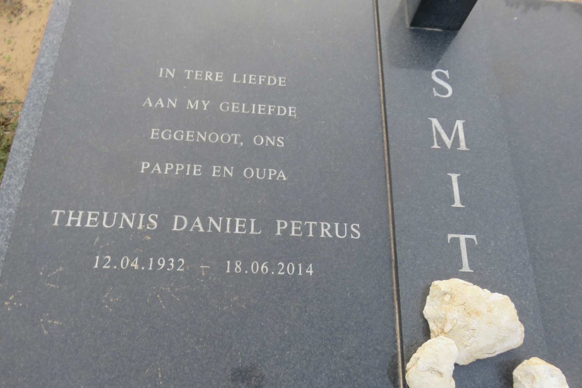 SMIT Theunis Daniel Petrus 1932-2014