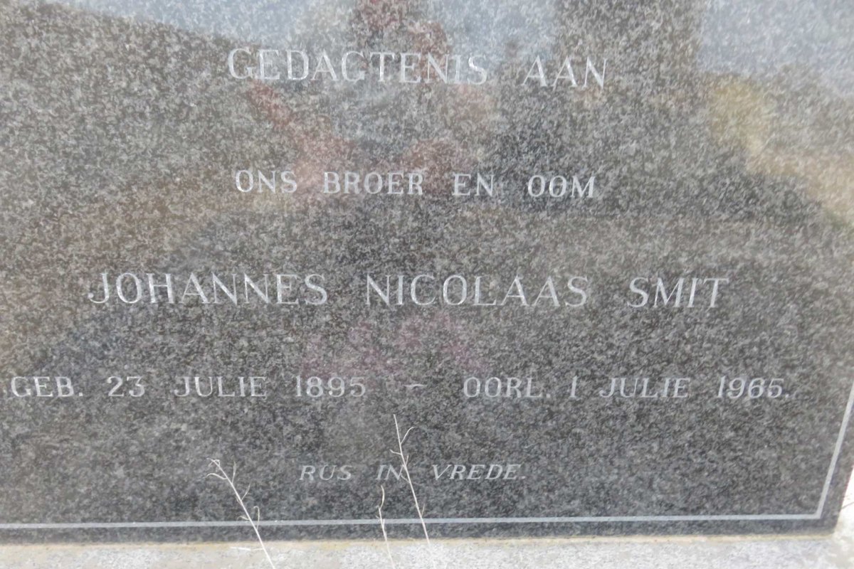 SMIT Johannes Nicolaas 1895-1965