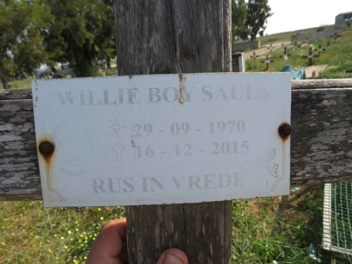SAULS Willie Boy 1970-2015