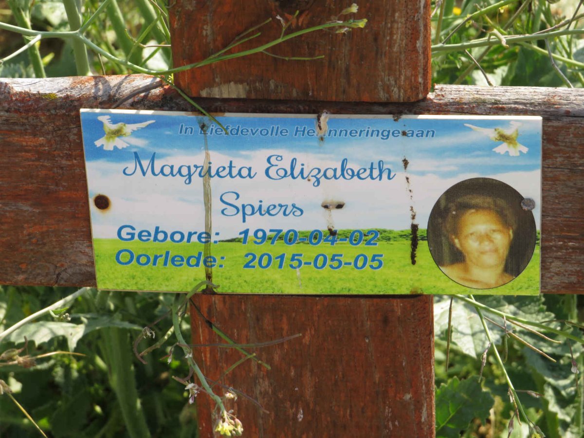 SPIERS Magrieta Elizabeth 1970-2015