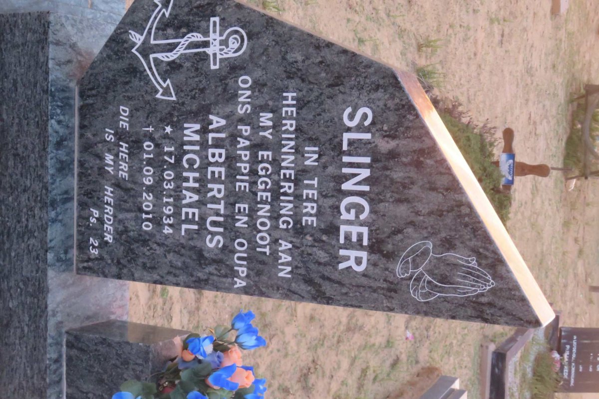 SLINGER Albertus Michael 1934-2010