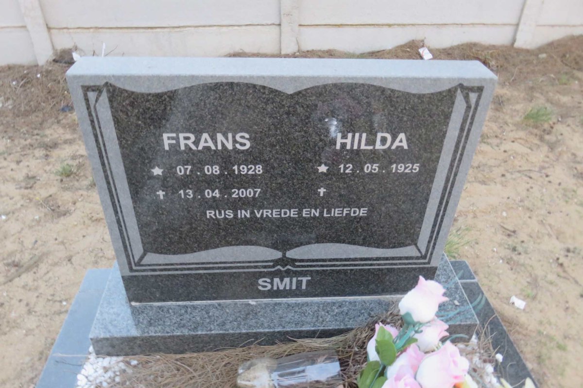 SMIT Frans 1928-2007 &amp; Hilda 1925-
