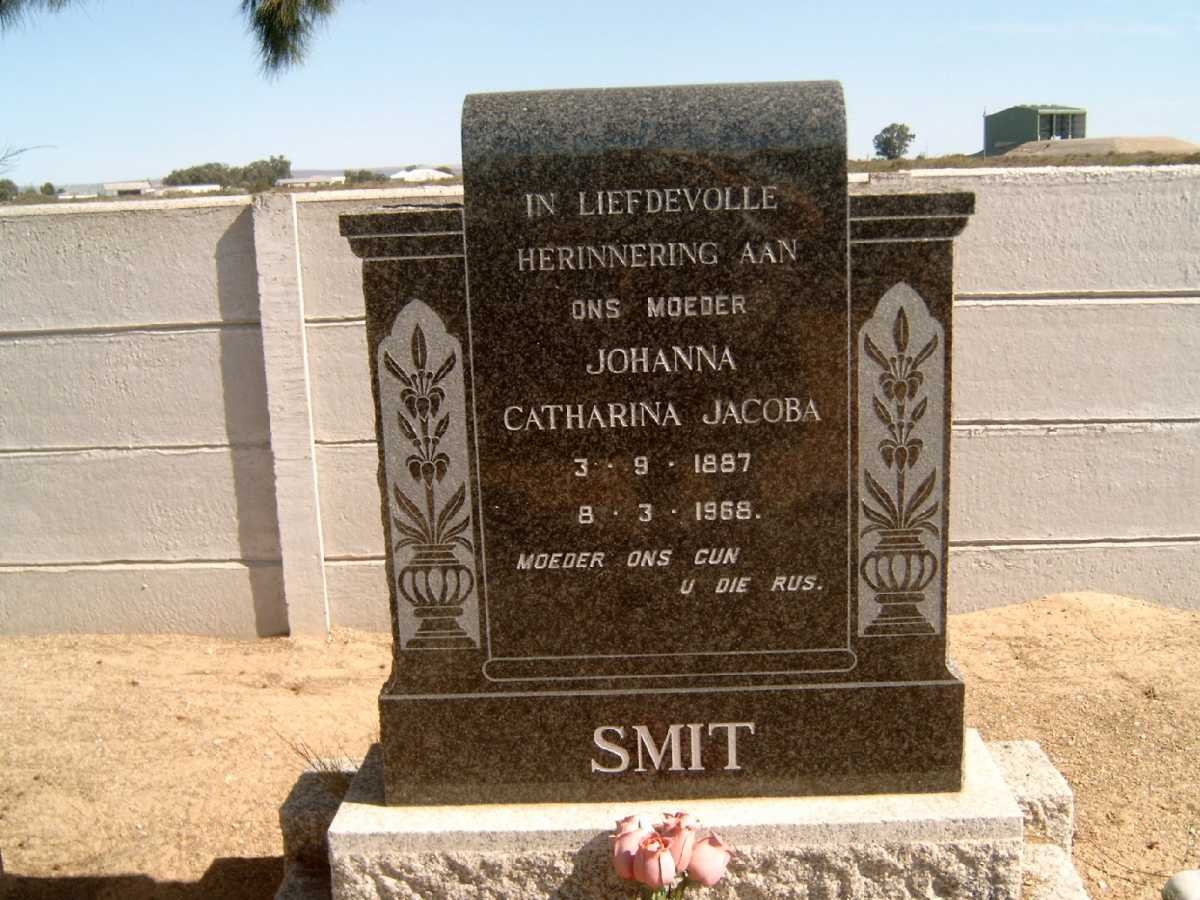 SMIT Johanna Catharina Jacoba 1887-1968