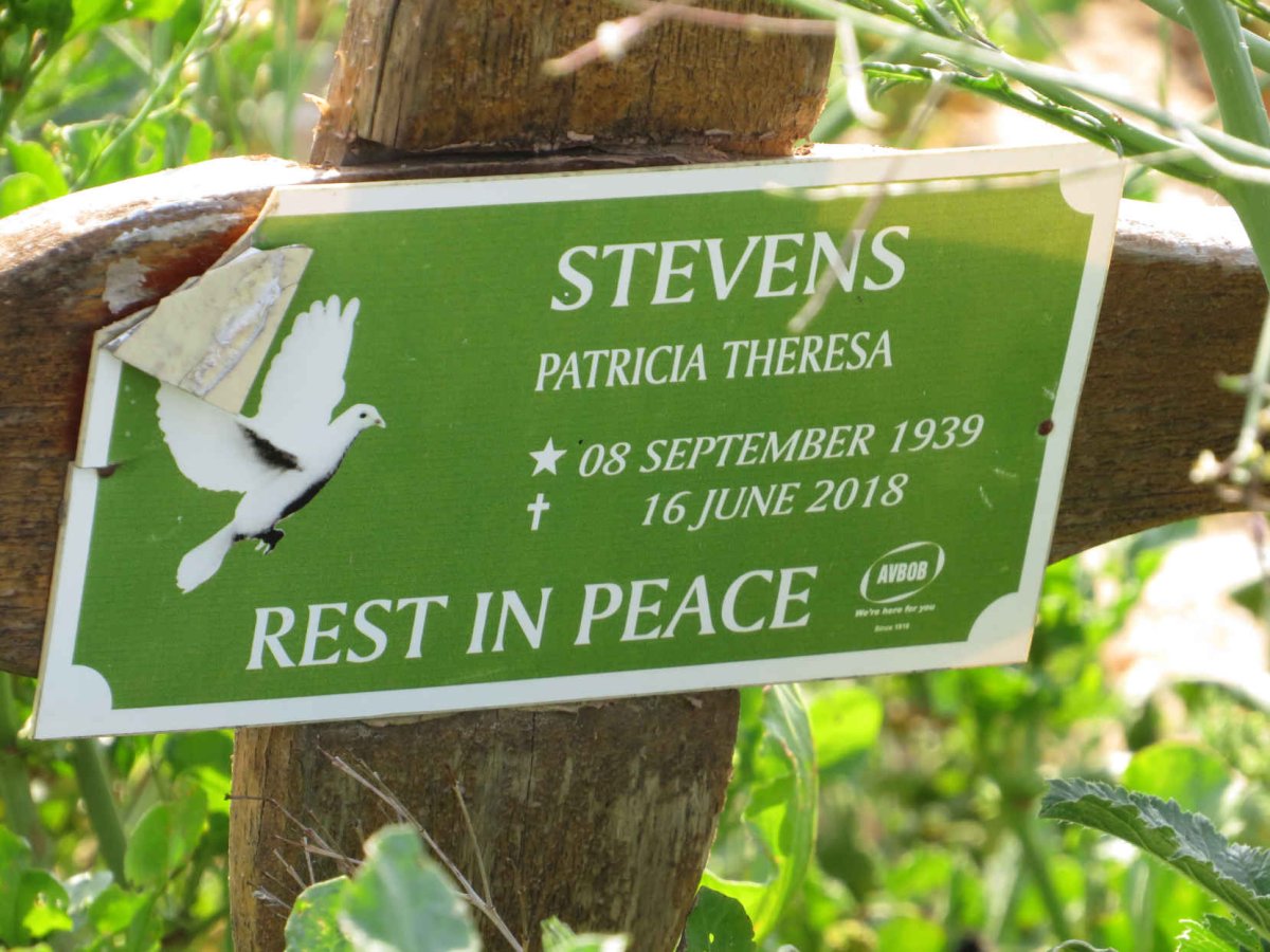 STEVENS Patricia Theresa 1939-2018