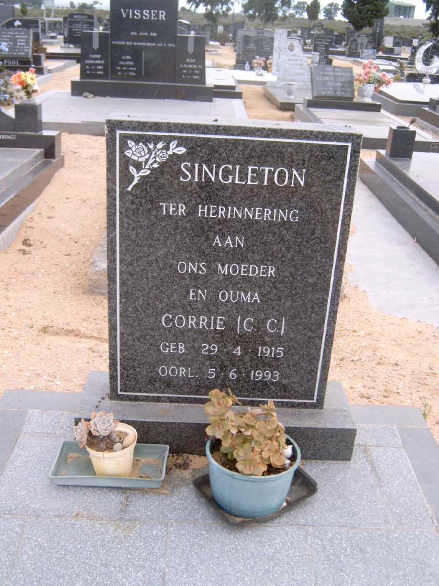 SINGLETON C.C. 1915-1993