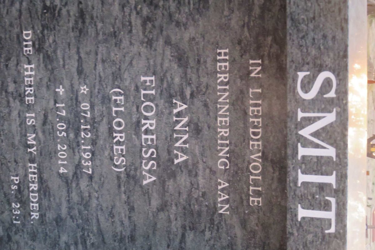 SMIT Anna Floressa 1937-2014