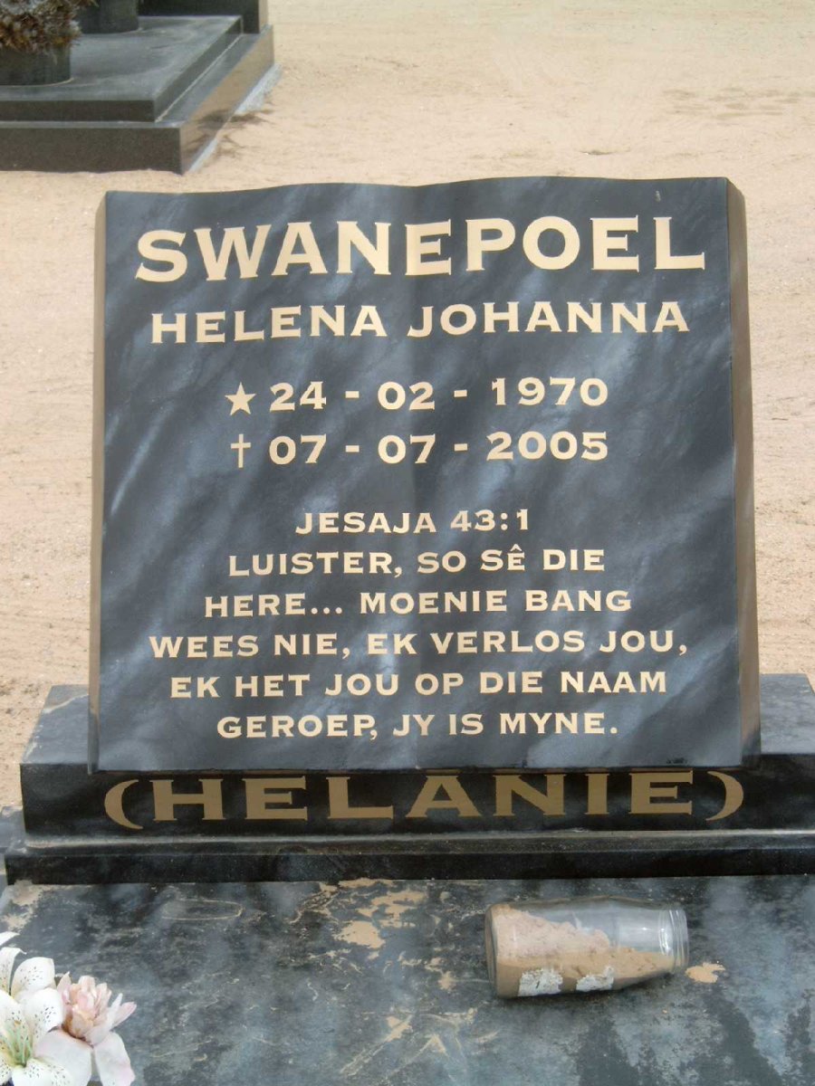 SWANEPOEL Helena Johanna 1970-2005