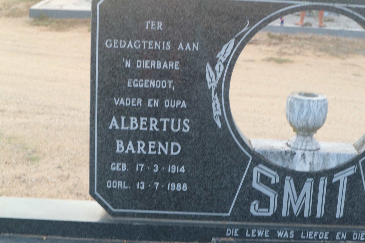SMIT Albertus Barend 1914-1988