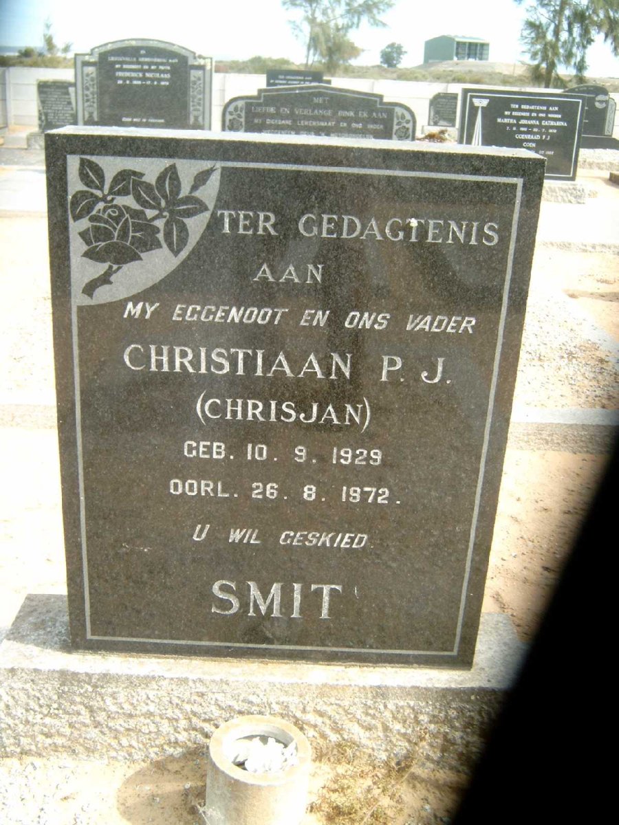 SMIT Christiaan P.J. 1929-1972