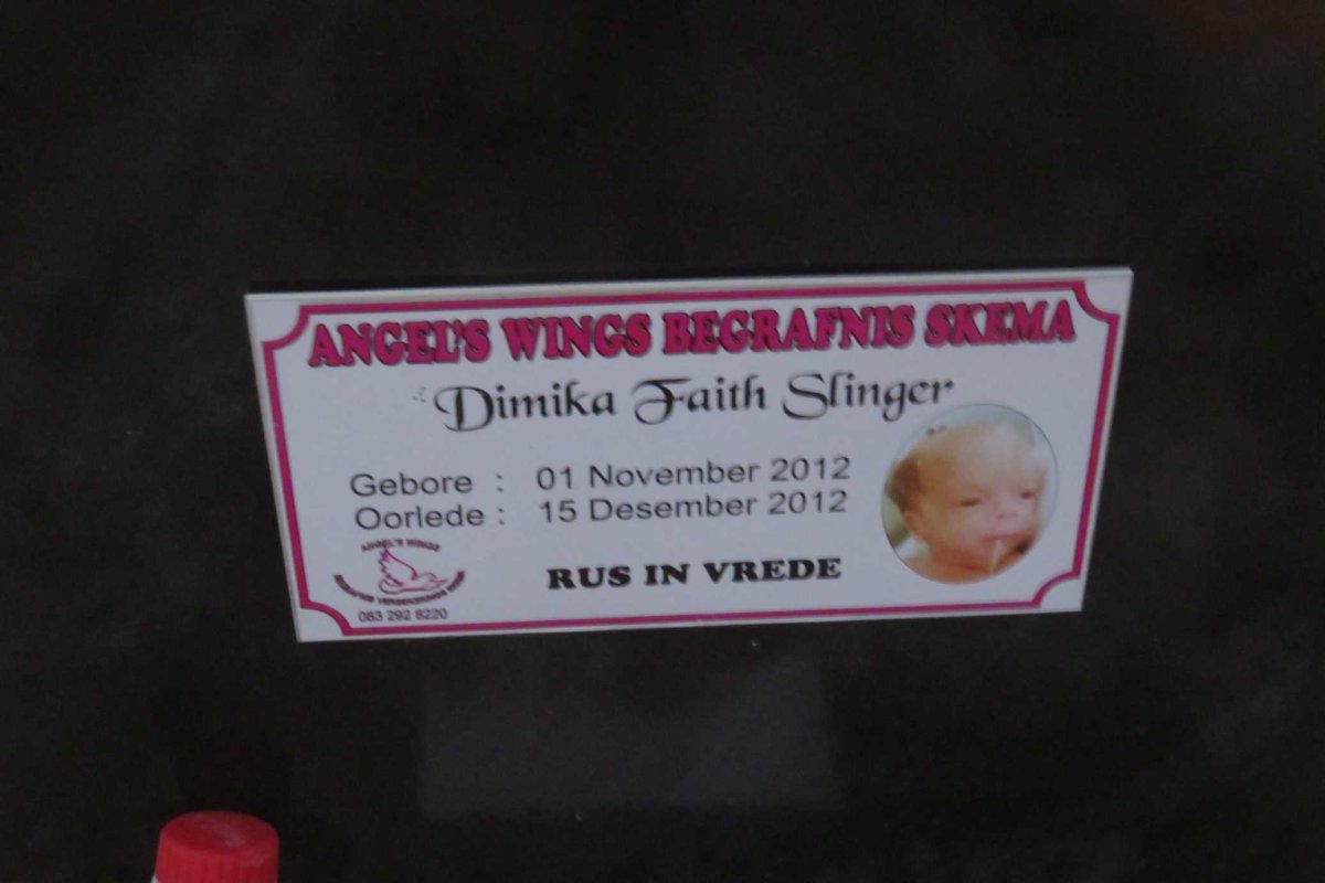 SLINGER Dimika Faith 2012-2012