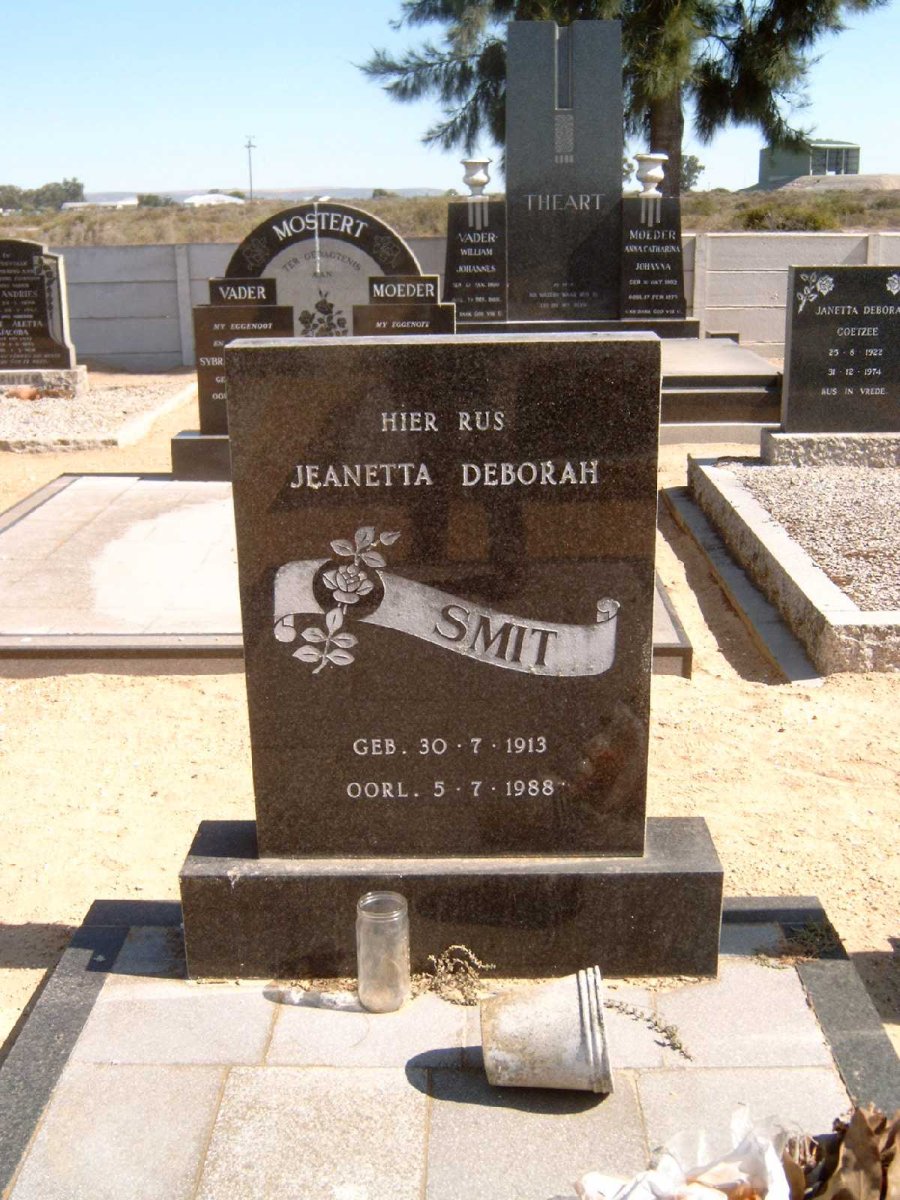 SMIT Jeanetta Deborah 1913-1988