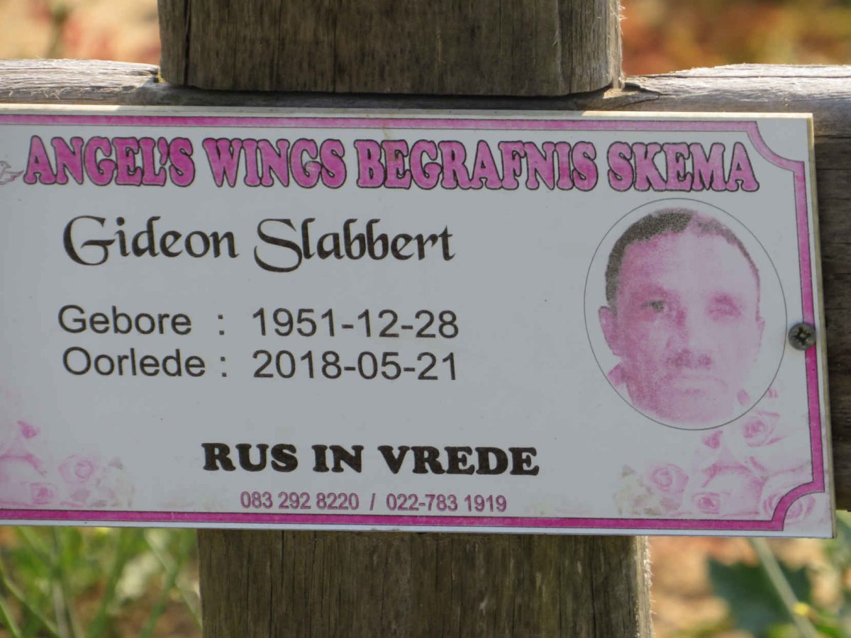 SLABBERT Gideon 1951-2018
