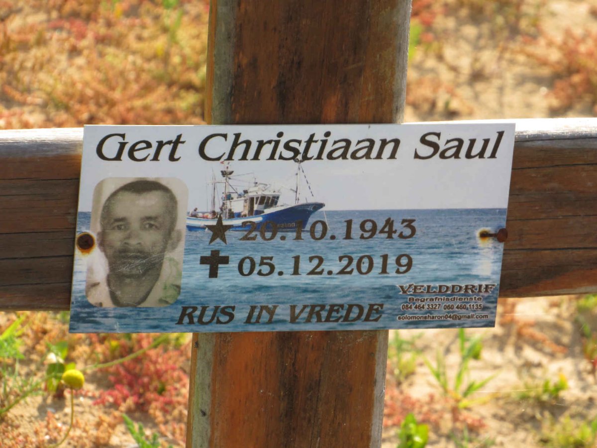 SAUL Gert Christiaan 1943-2019