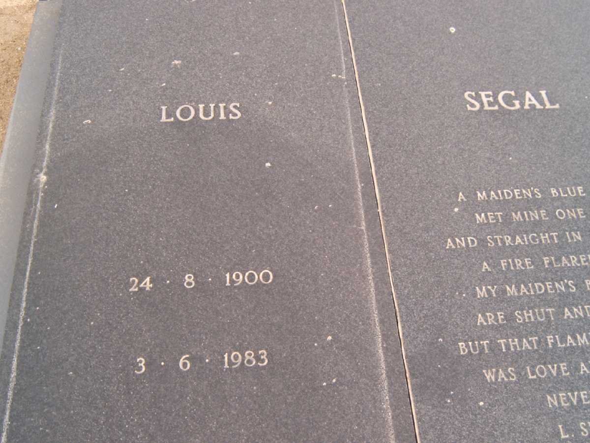 SEGAL Louis 1900-1983