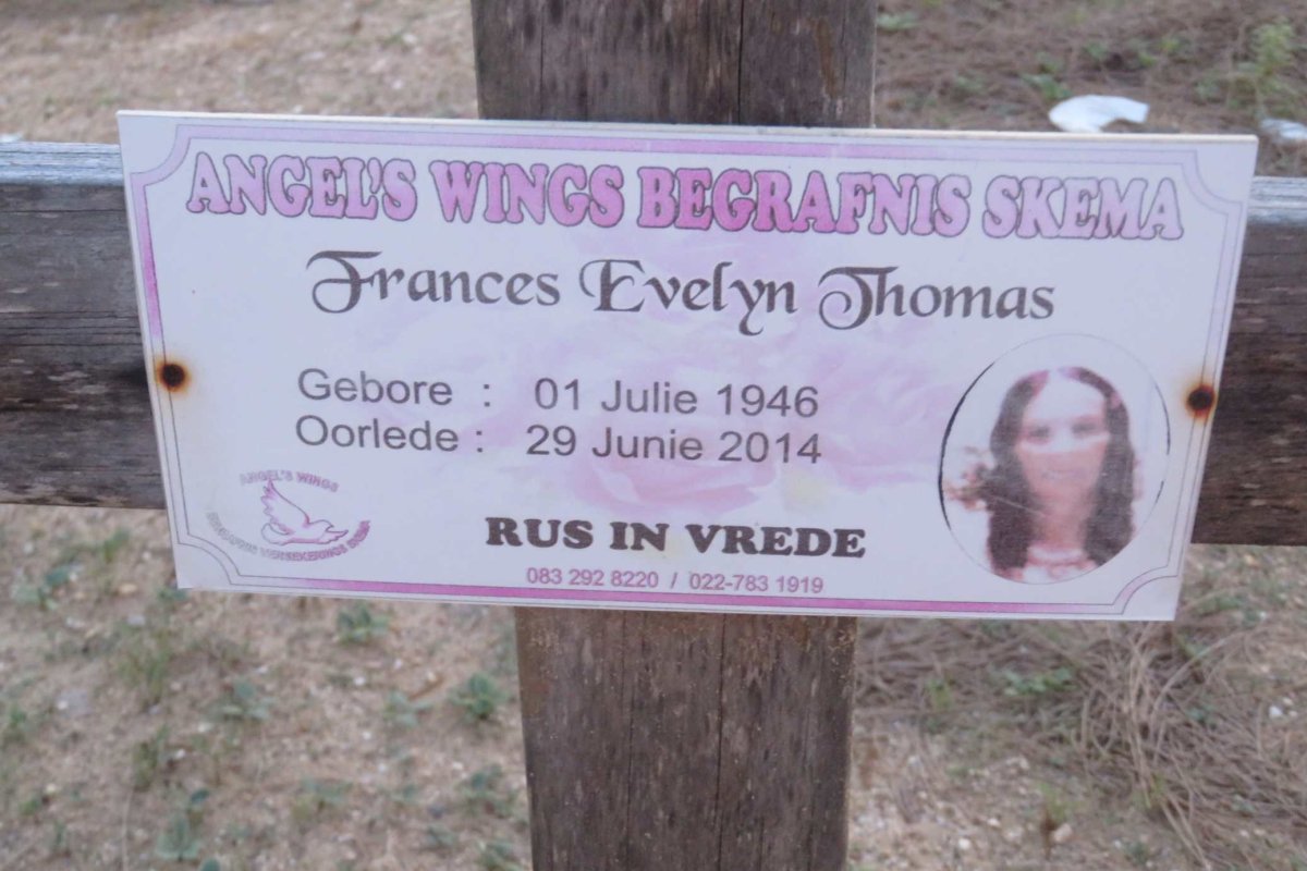 THOMAS Frances Evelyn 1946-2014