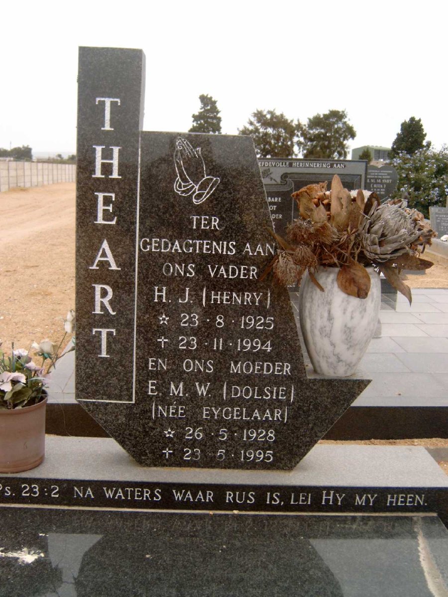 THEART H.J. 1925-1994 &amp; E.M.W. EYGELAAR   1928-1995