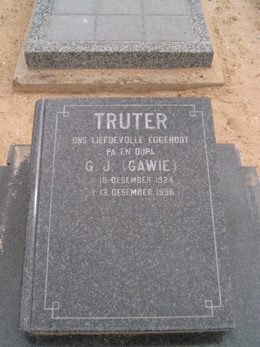 TRUTER G.J. 1924-1996