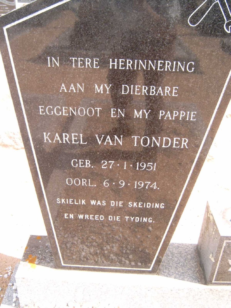 TONDER Karel, van 1951-1974