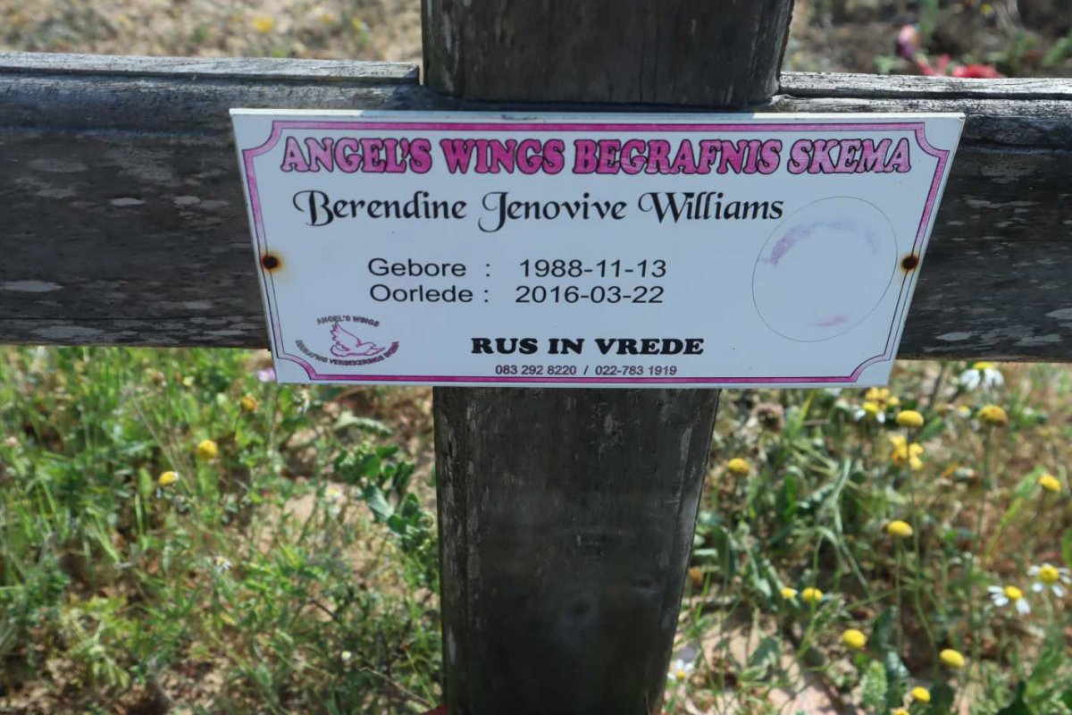 WILLIAMS Berendine Jenovive 1988-2016