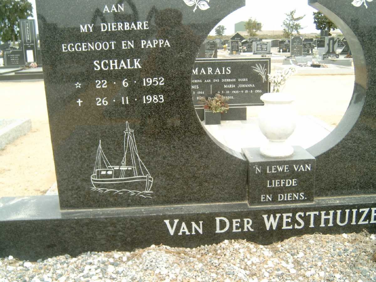 WESTHUIZEN Schalk, van der 1952-1983