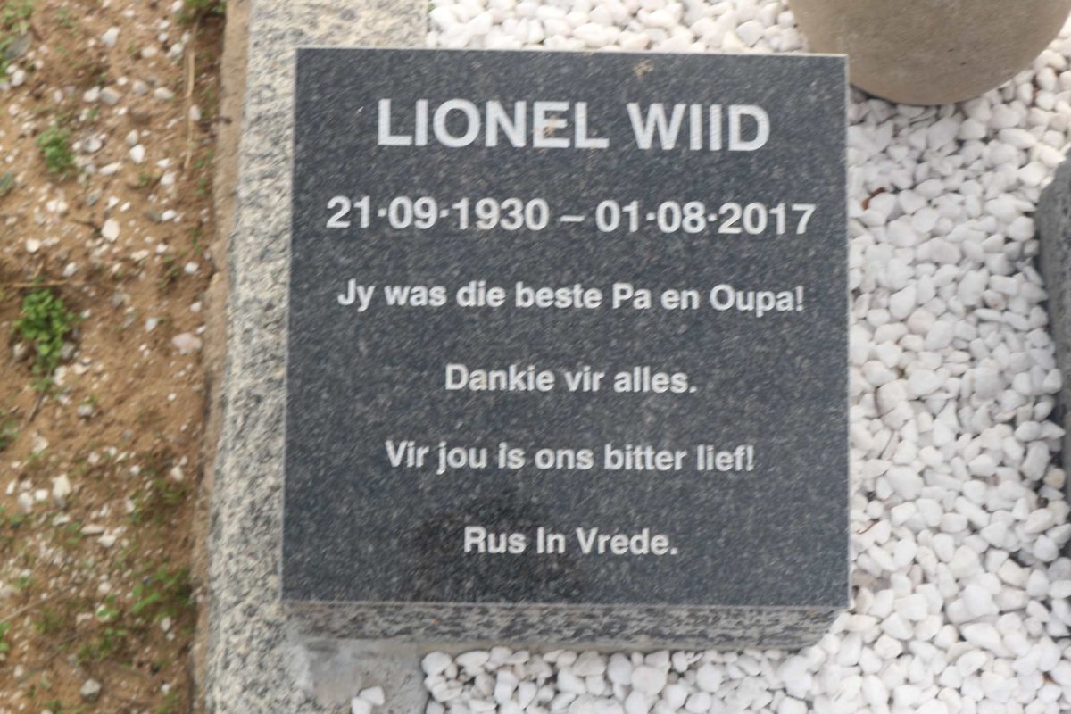 WIID Lionel 1930-2017 &amp; Cecilia 1932- :: WIID Baba