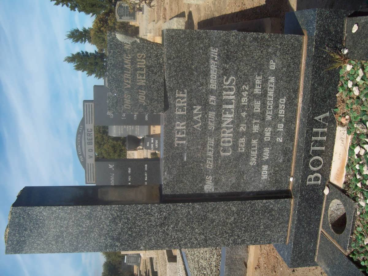 BOTHA Cornelius 1942-1950
