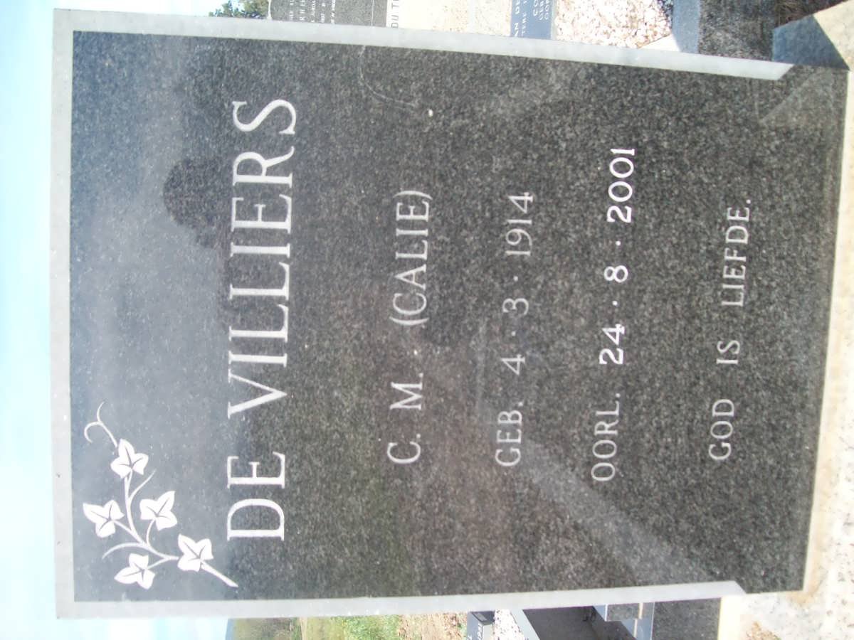 VILLIERS C.M., de 1914-2001