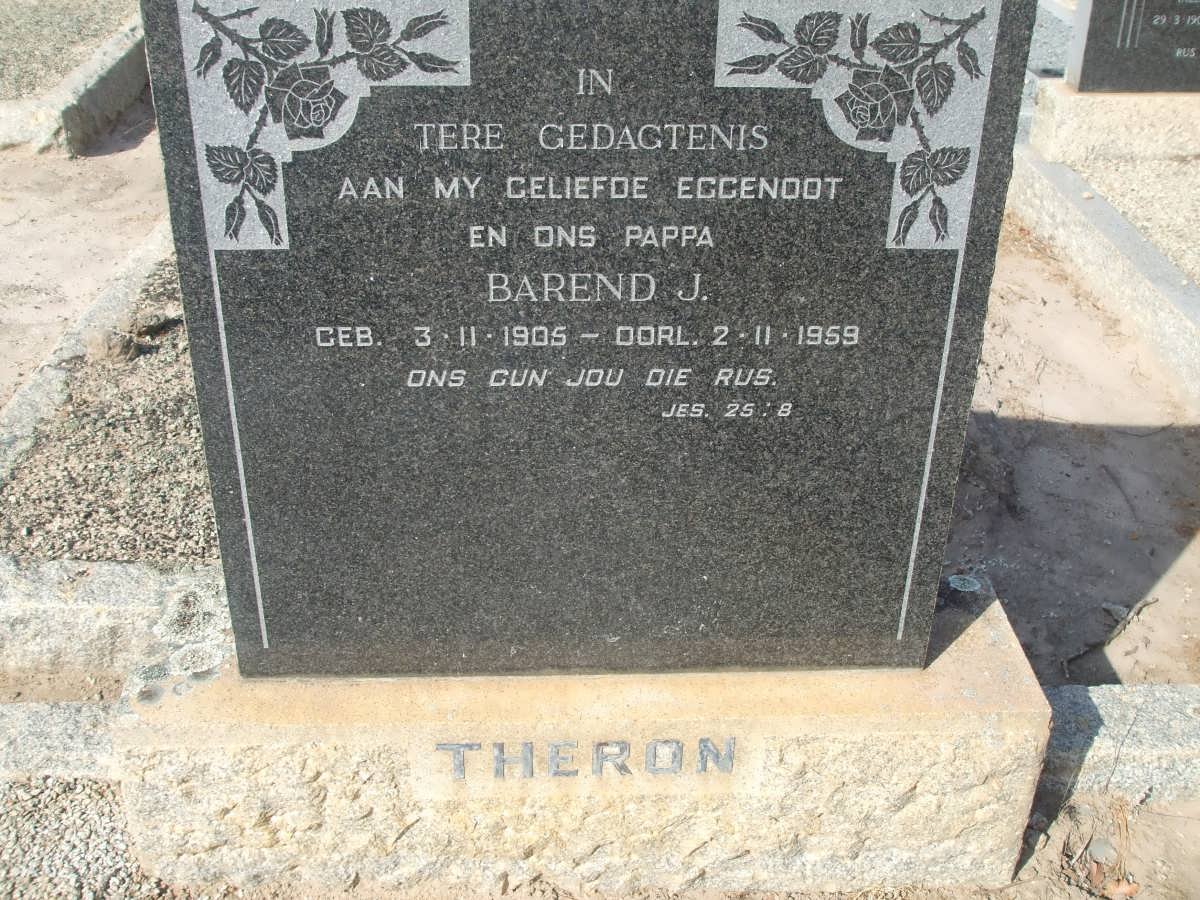 THERON Barend J. 1905-1959