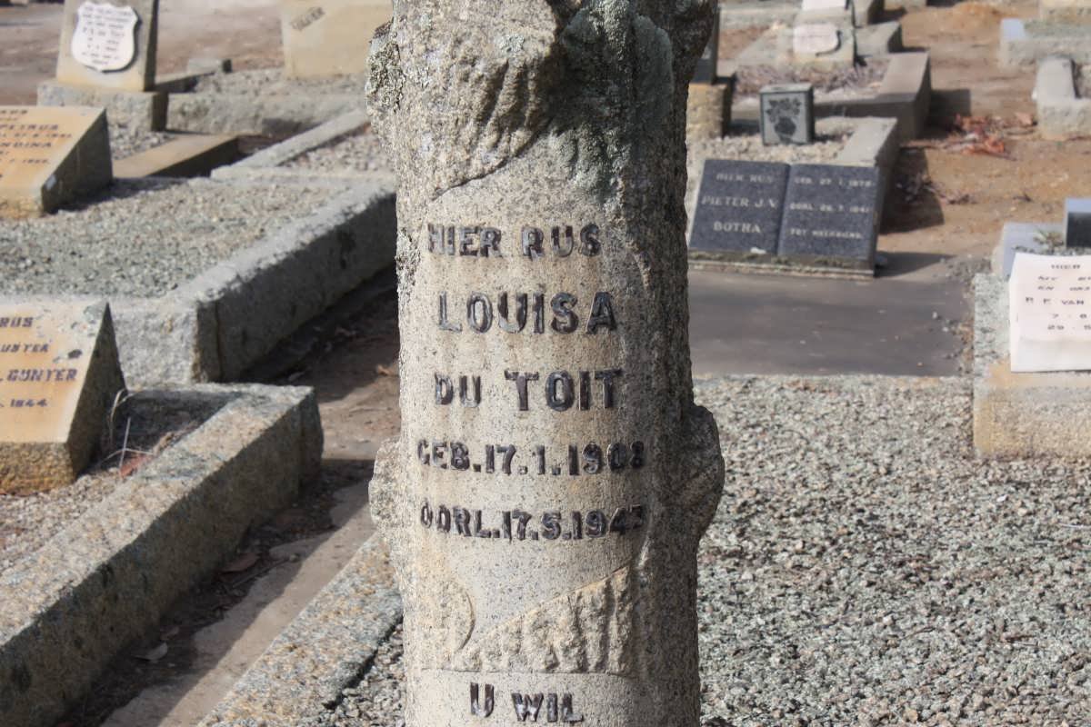 TOIT Louisa, du 1908-1943