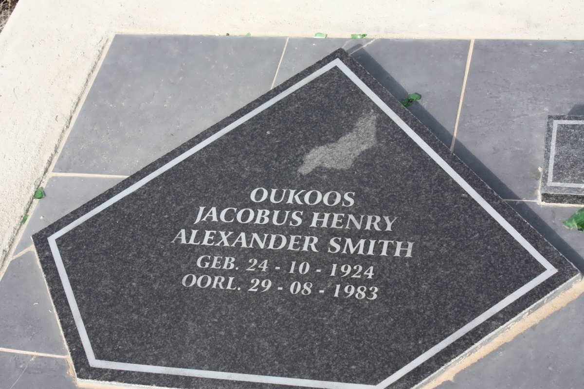 SMITH Oukoos Jacobus Henry Alexander 1924-1983 &amp; Sarah Magdalena DEES 1927-2003