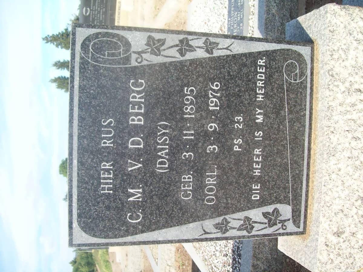 BERG C.M., v.d. 1895-1976