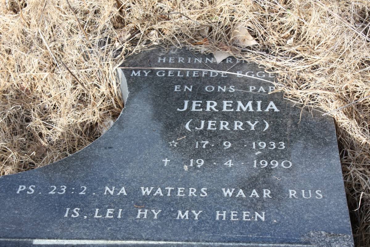BRYNARD Jeremia 1933-1990