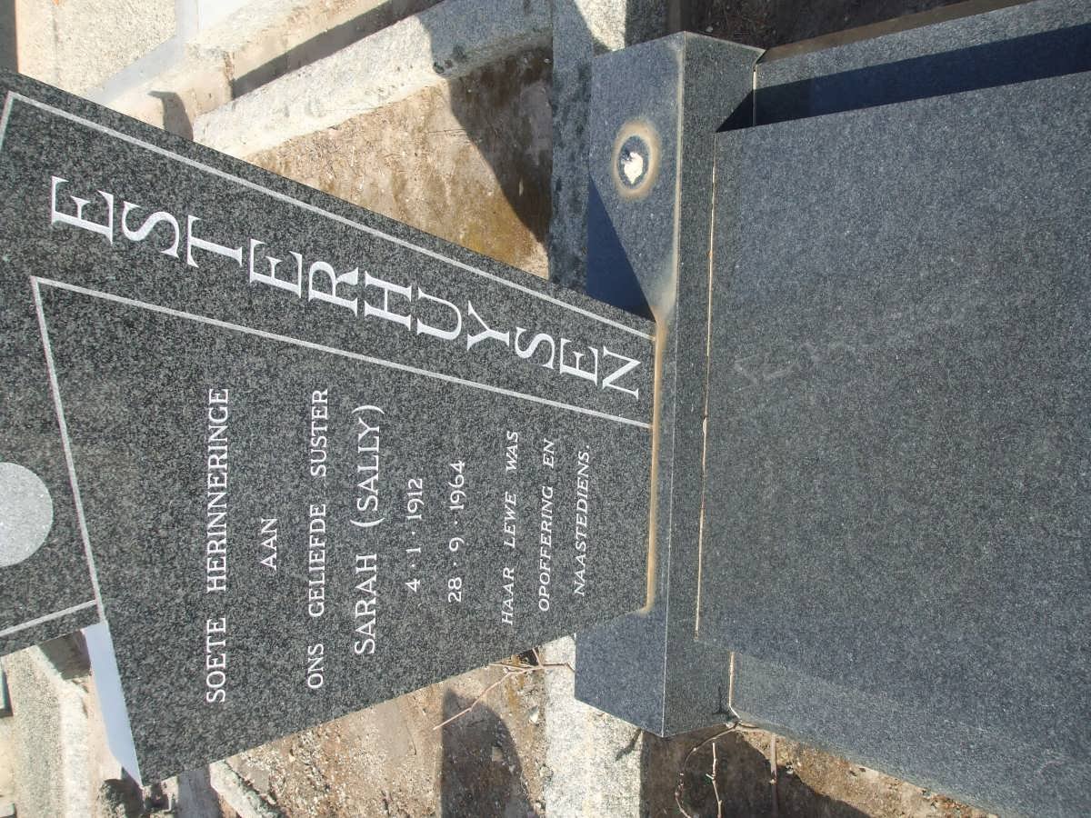 ESTERHUYSEN Sarah 1912-1964