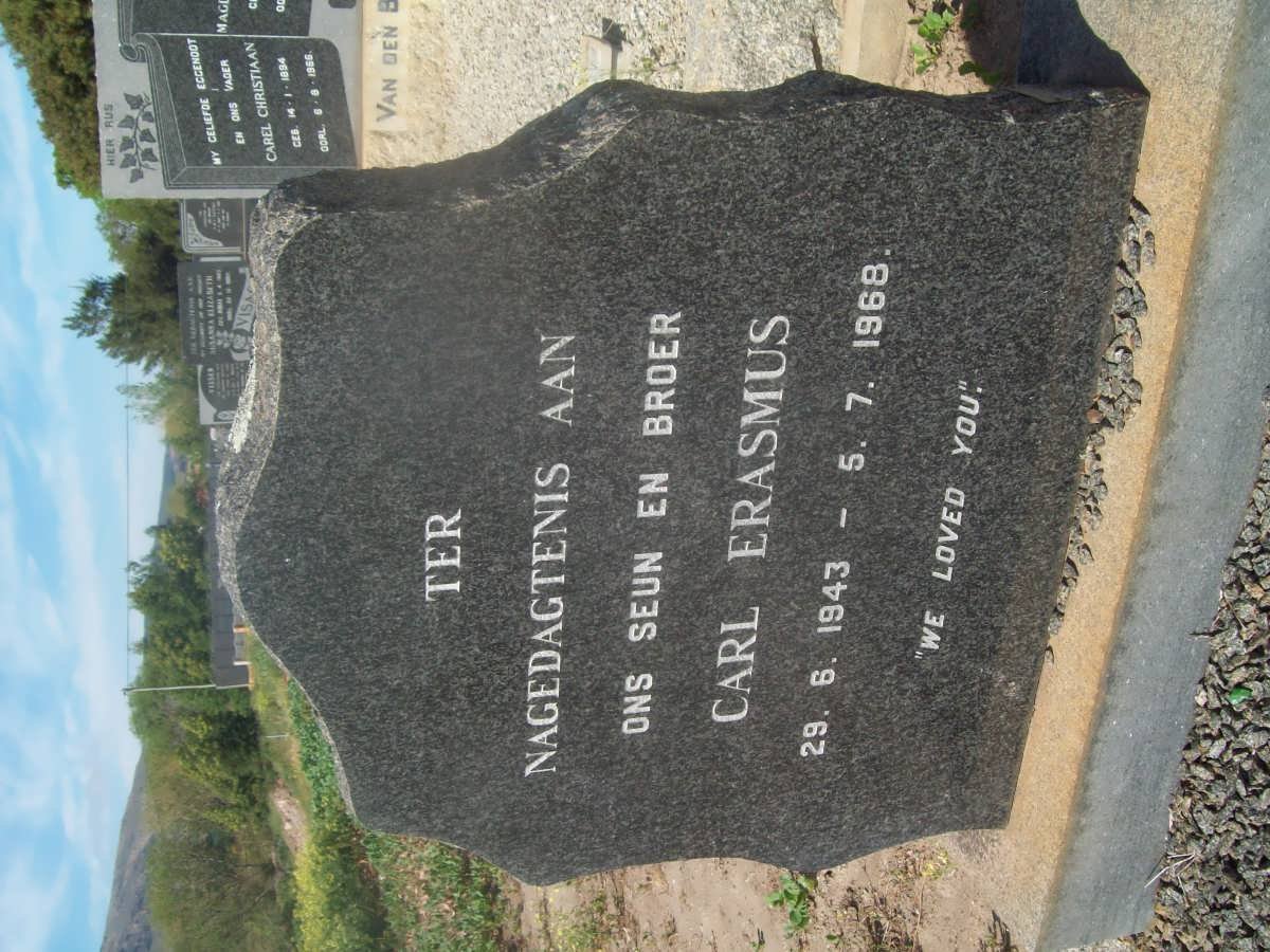 ERASMUS Carl 1943-1968