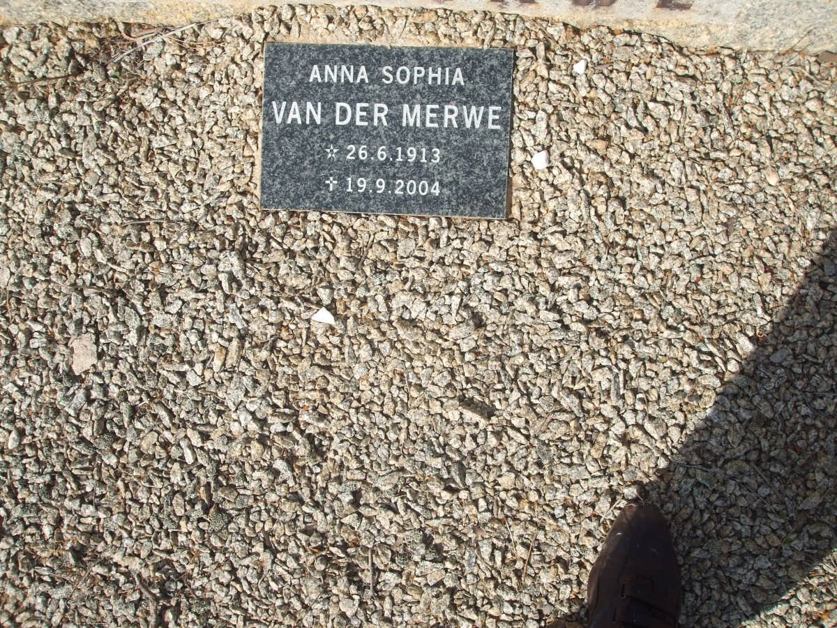 MERWE Anna Sophia 1913-2004