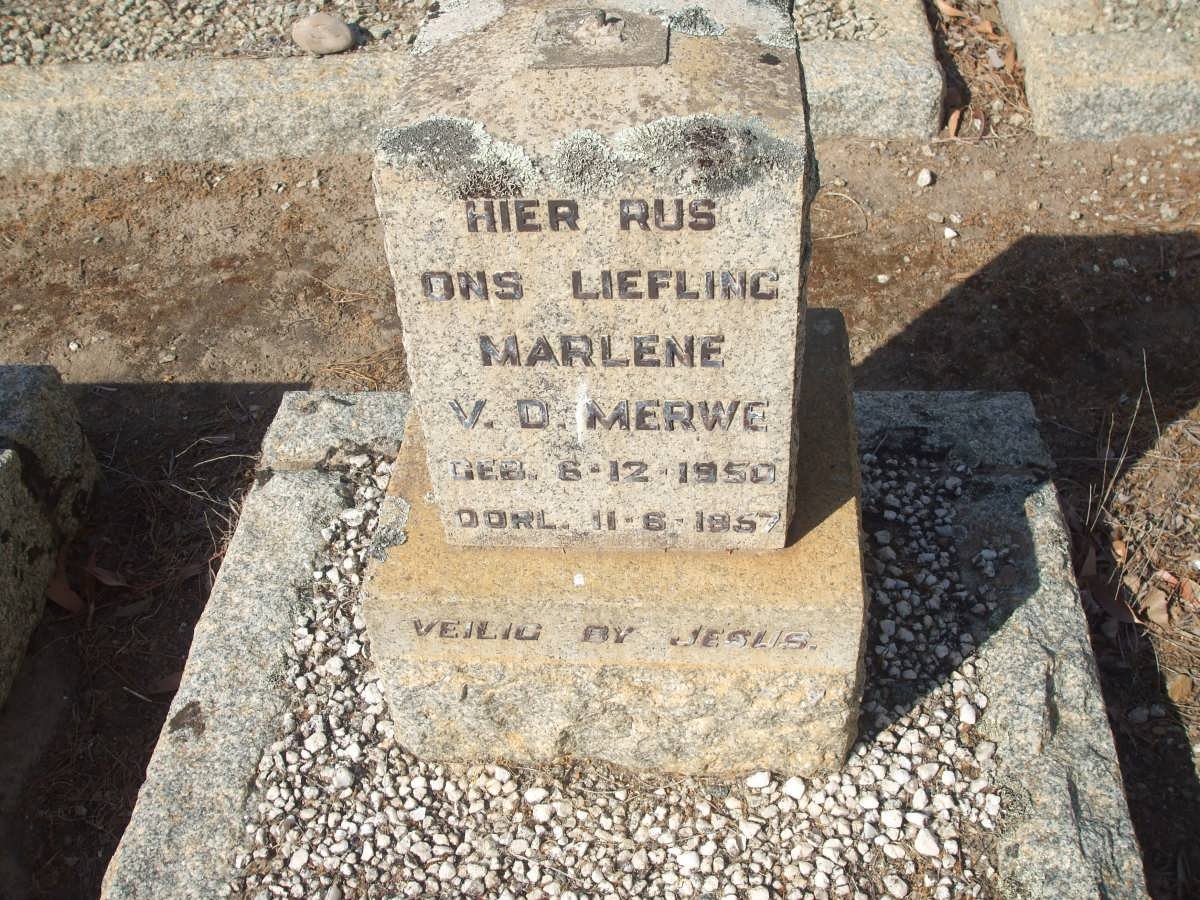 MERWE Marlene, v.d. 1950-1957