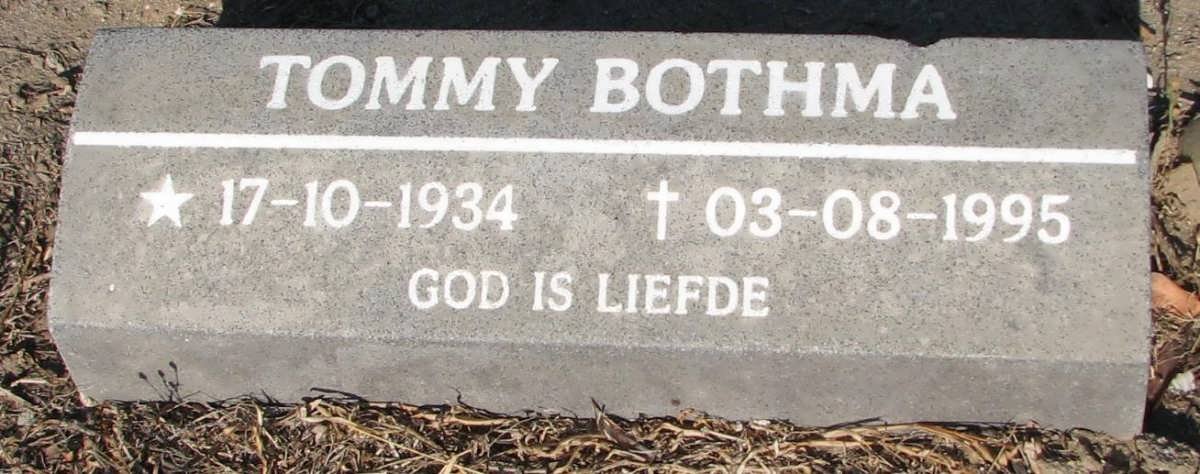 BOTHMA Tommy 1934-1995