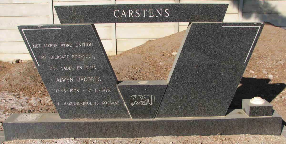 CARSTENS Alwyn Jacobus 1908-1979
