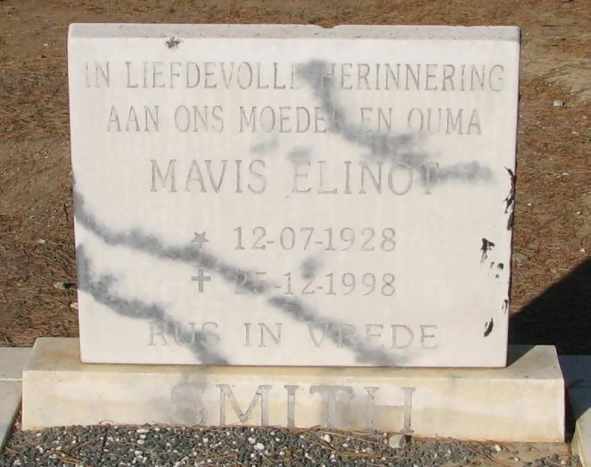ELINOT Mavis 1928-1998