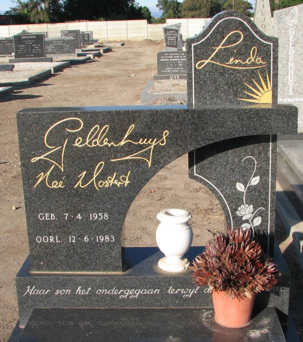 GELDENHUYS Linda nee MOSTERT 1958-1983