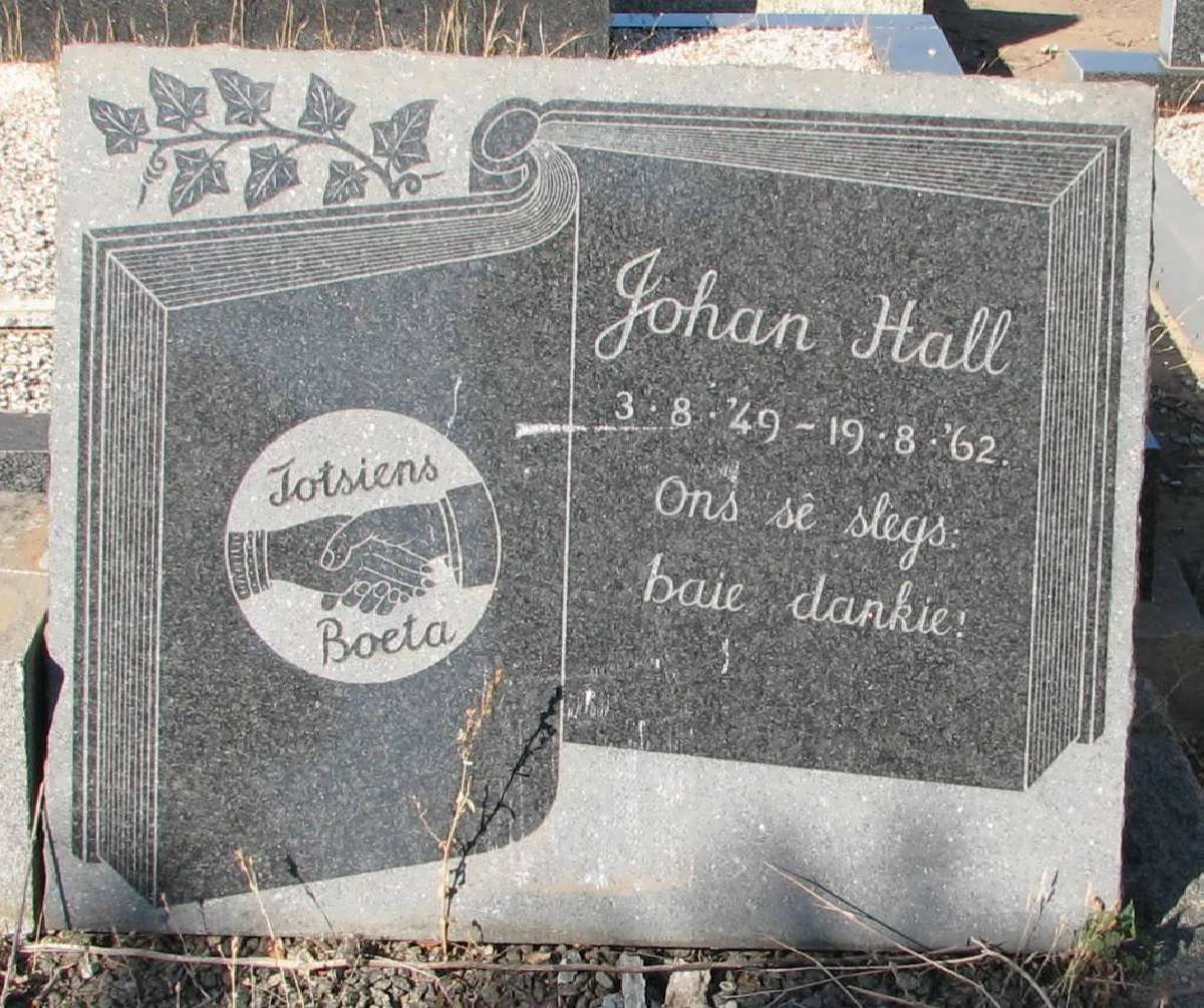 HALL Johan 1949-1962