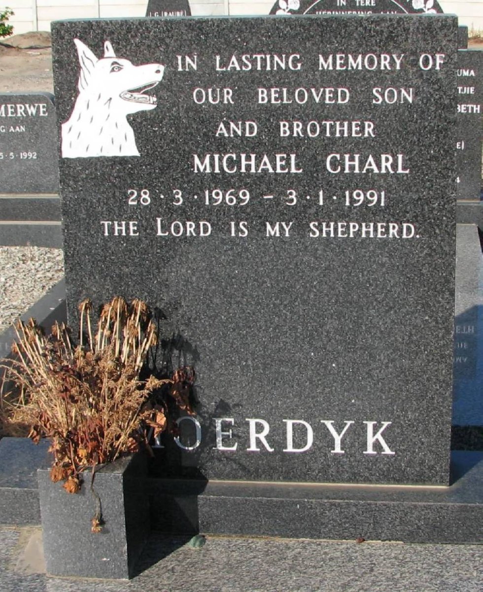 MOERDYK Michael Charl 1969-1991