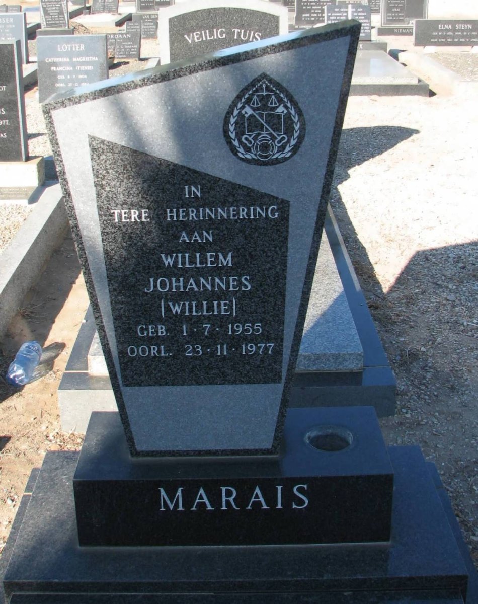 MARAIS Willem Johannes 1955-1977