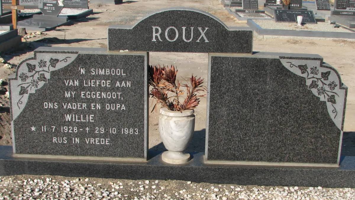 ROUX Willie 1928-1983