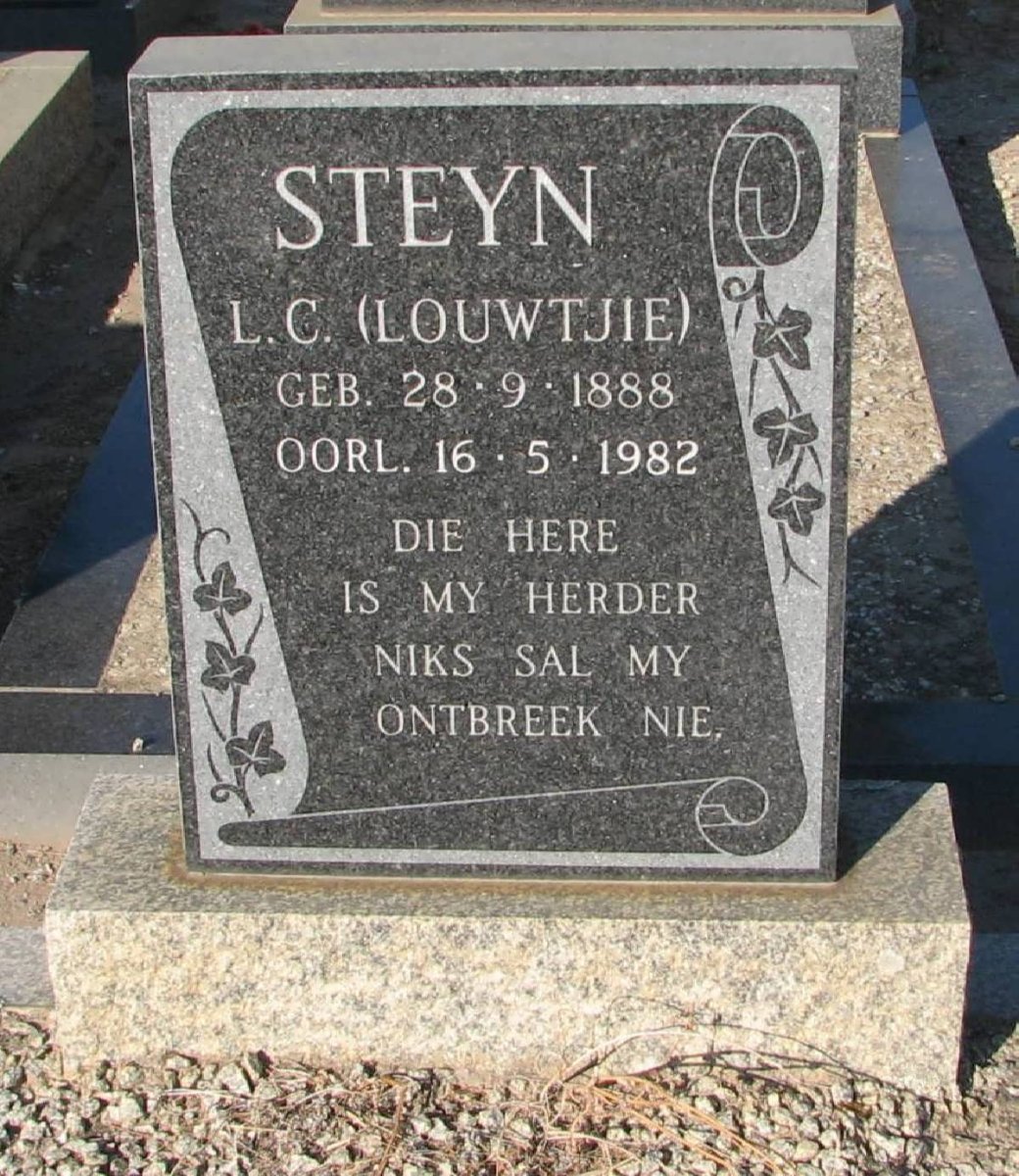 STEYN L.C. 1888-1982